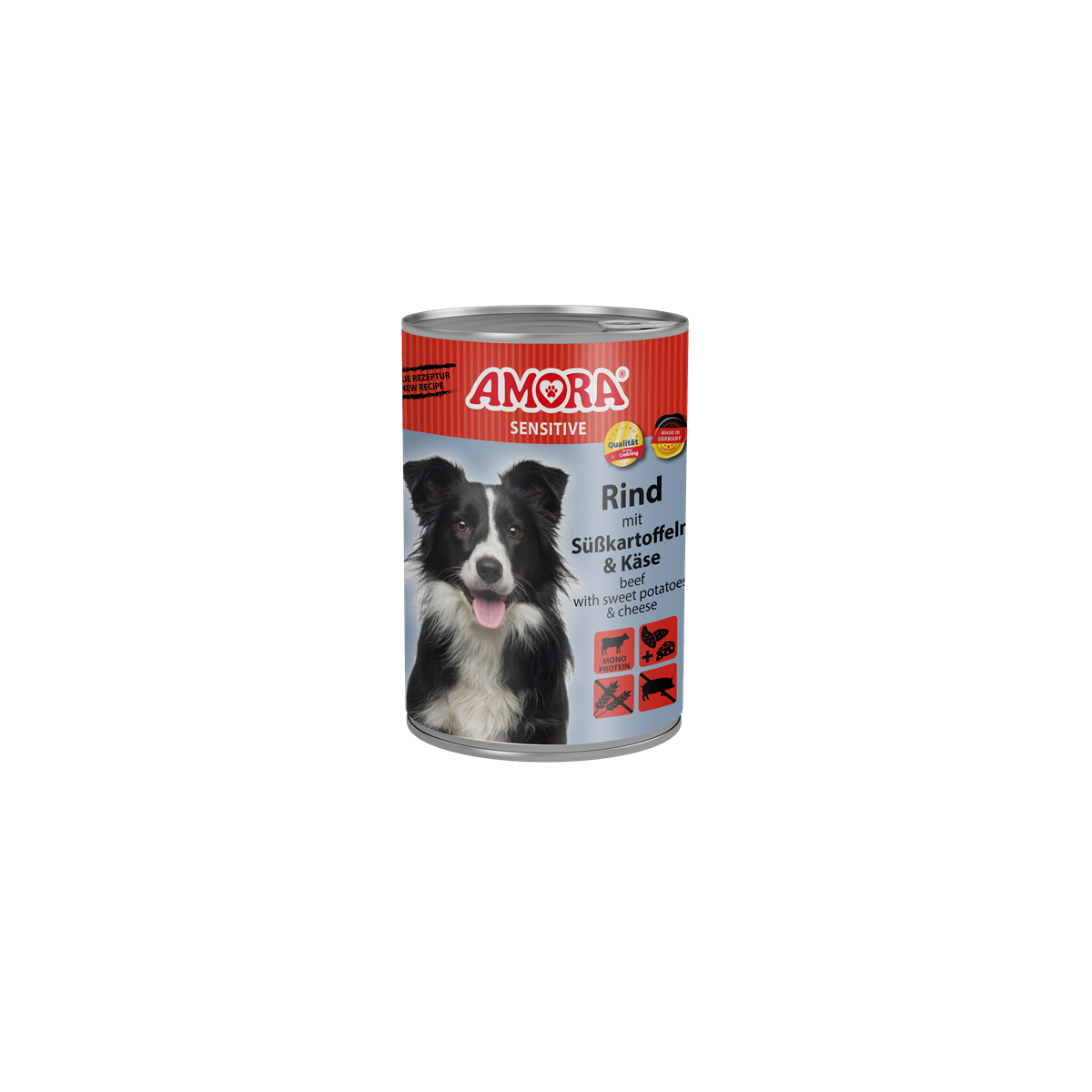 AMORA Dog Dose Sensitive Rind+Süßkartoffel 400g